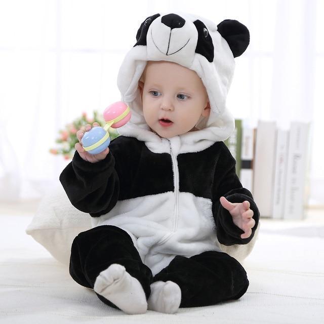 grenouillère panda bébé